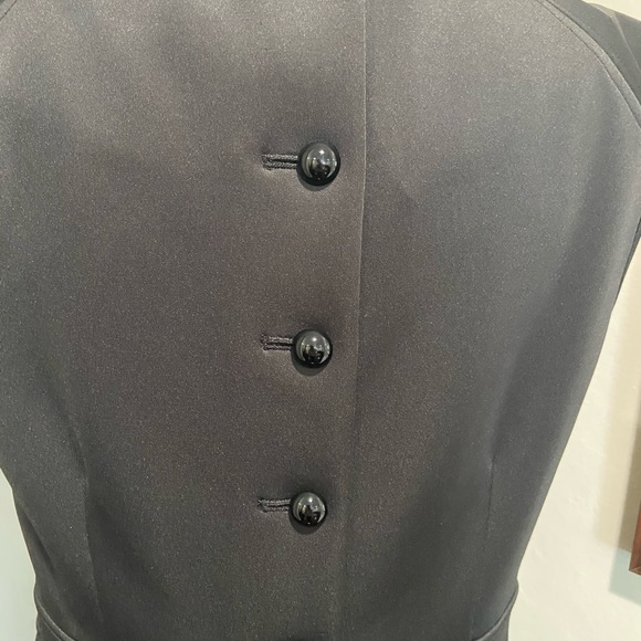 Little Black Peplum Dress - Picture 5 of 6